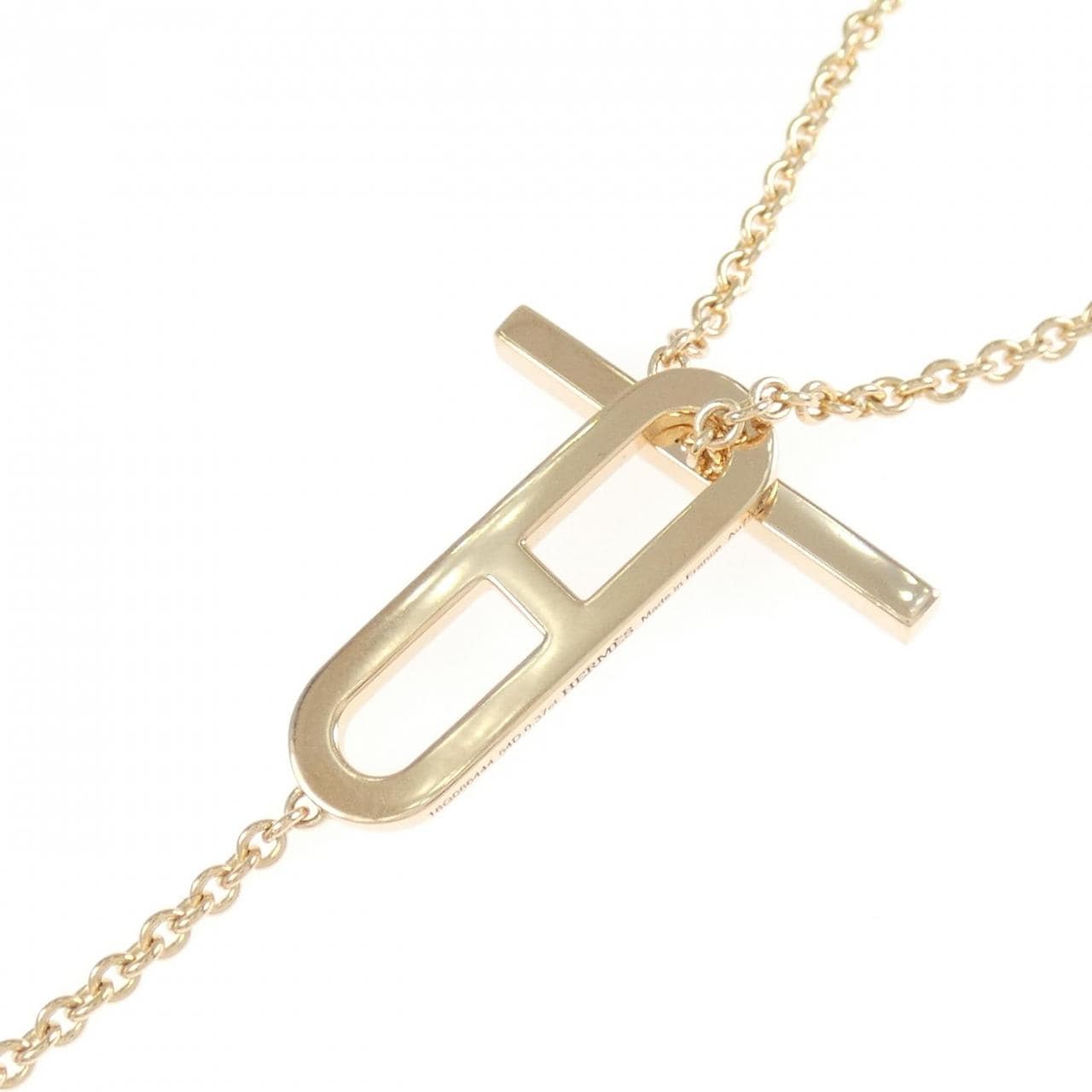エルメス エヴァー シェーヌ ダンクル ネックレス 0.37CT