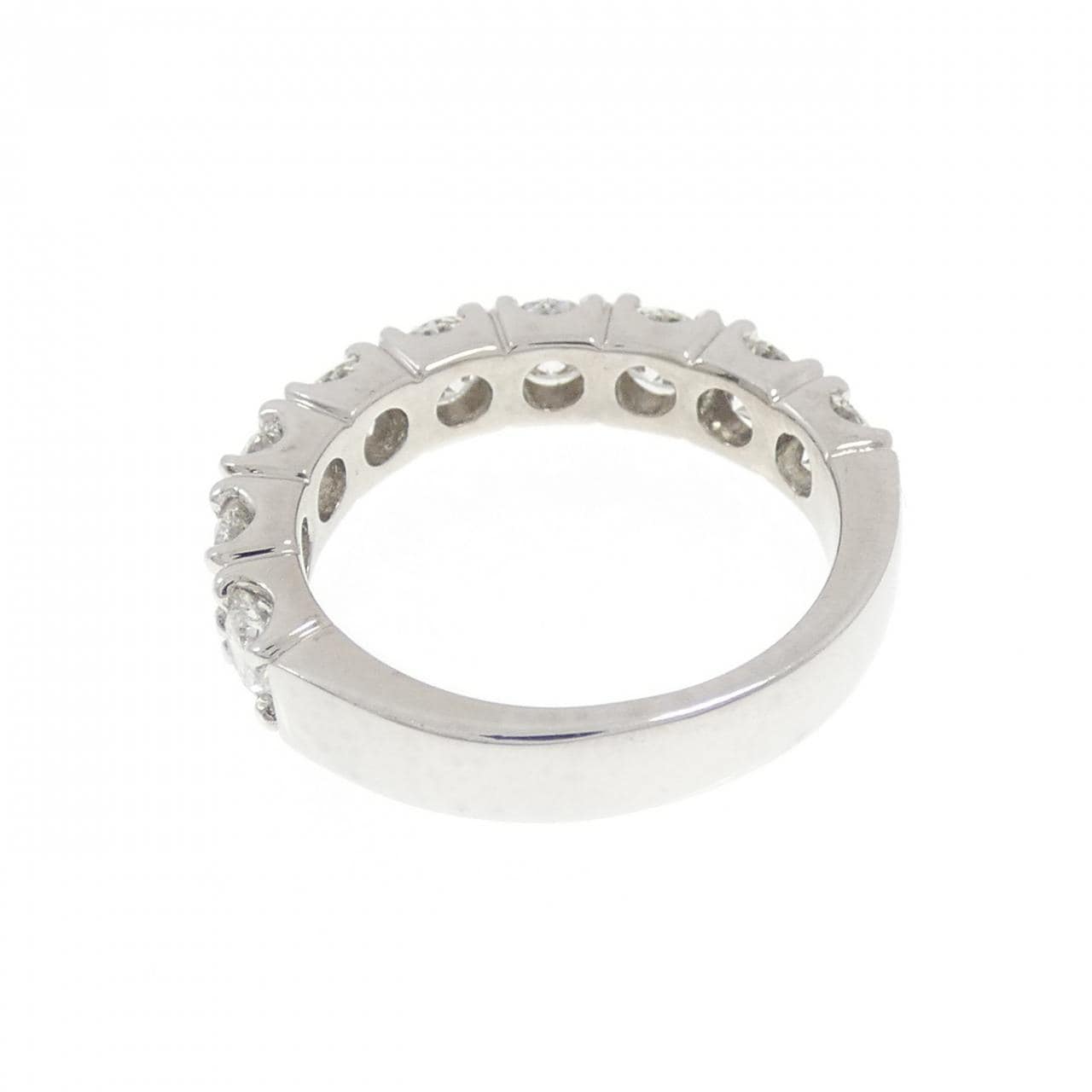 PT950 ハーフエタニティ ダイヤモンド リング 1.500CT