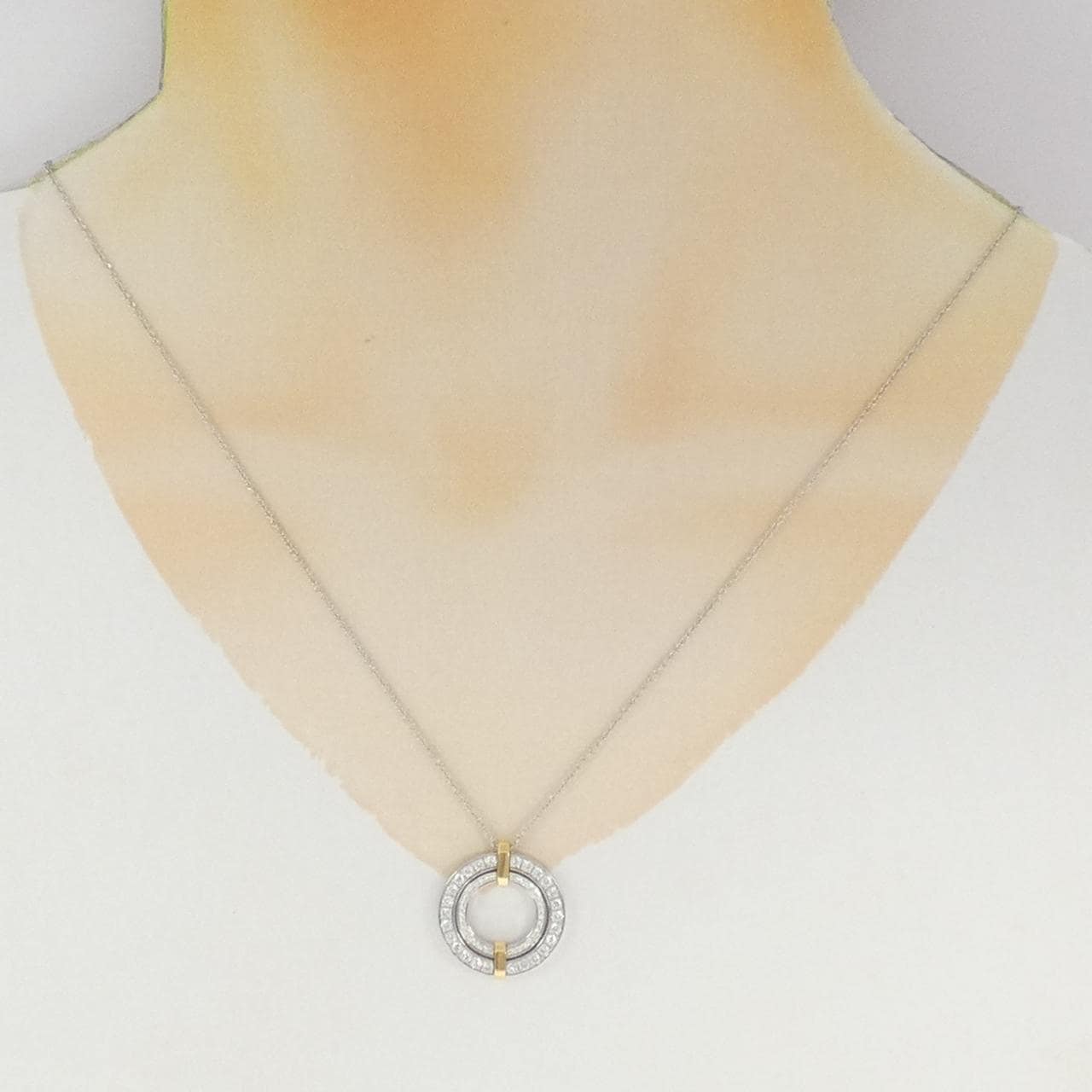 ティファニー エッジ スモール ネックレス 0.69CT