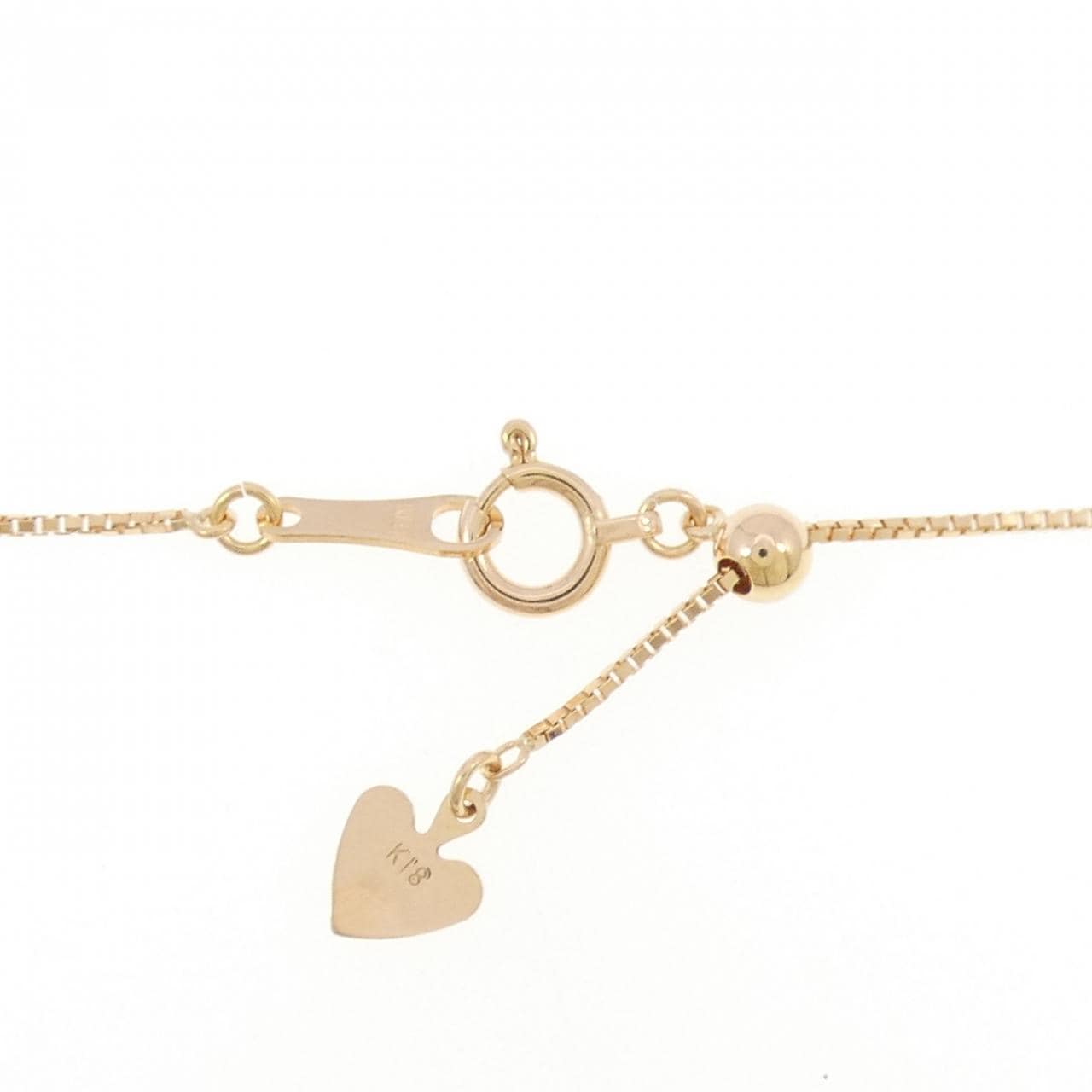 K18PG ダイヤモンド ネックレス 0.25CT