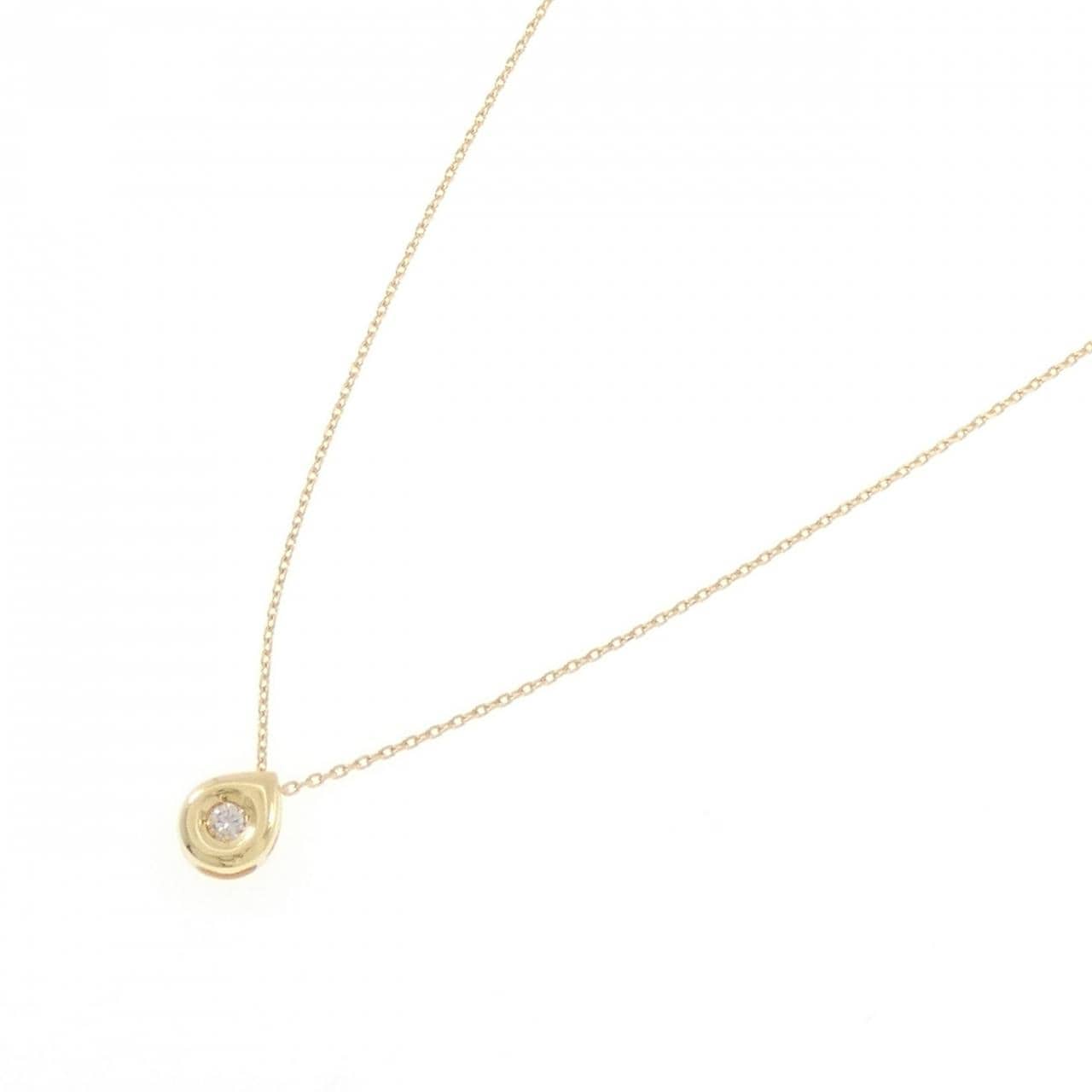 K18YG ダイヤモンド ネックレス 0.10CT