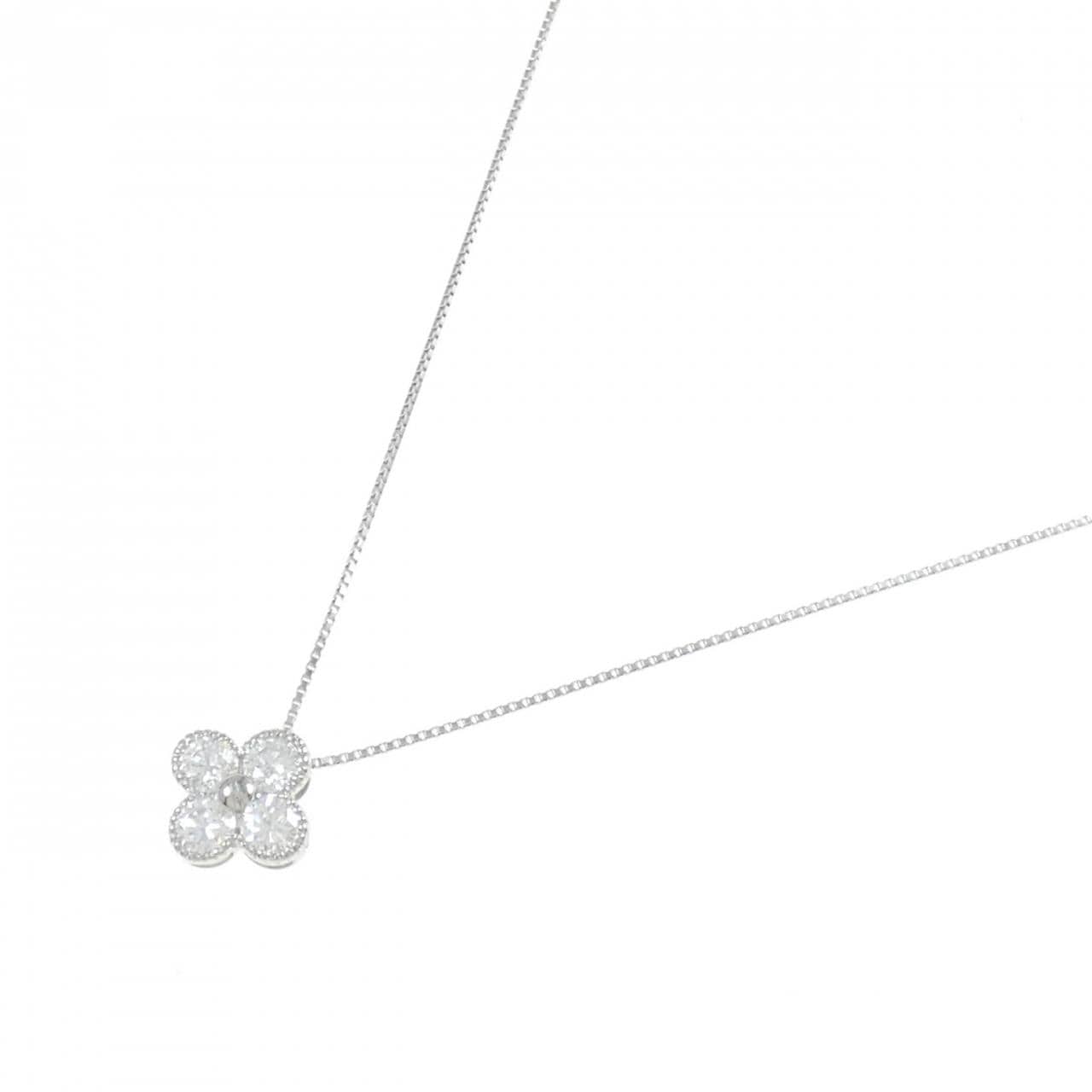 [BRAND NEW] PT Diamond Necklace 1.026CT D SI1 VG-GOOD