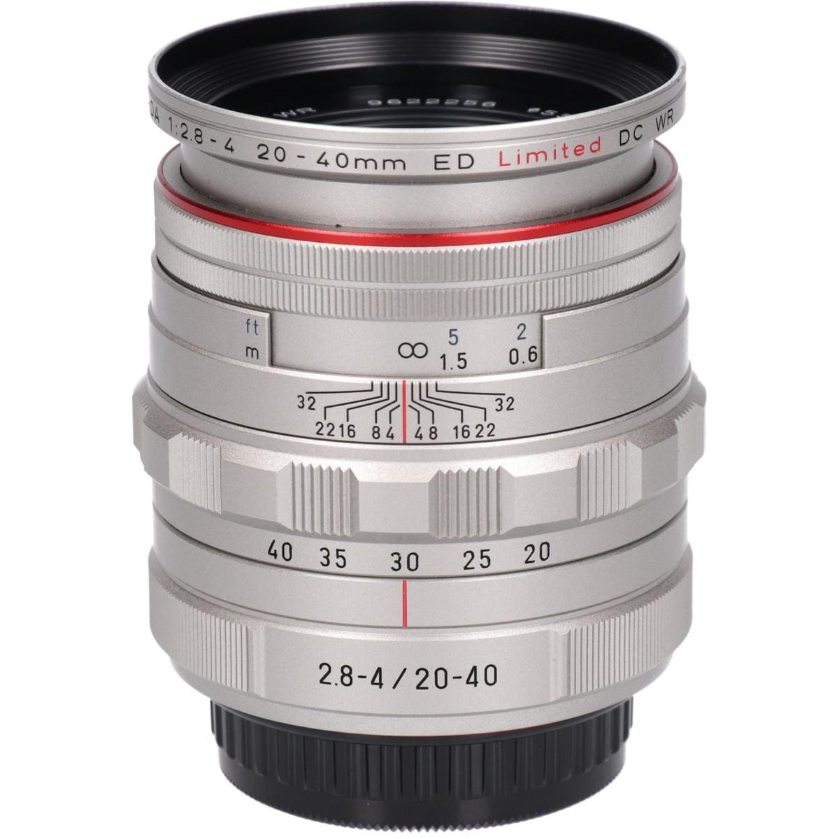 ＨＤ　ＤＡ２０－４０ｍｍ　Ｆ２．８－４　ＥＤ　ＬＩＭＩＴＥＤ　ＤＣ　ＷＲ　　ＳＩＬＶＥＲ