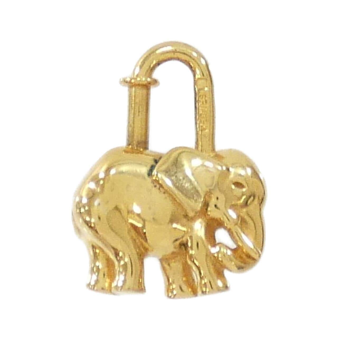 【ヴィンテージ】エルメス ELEPHANT カデナ 013248CA キーホルダー