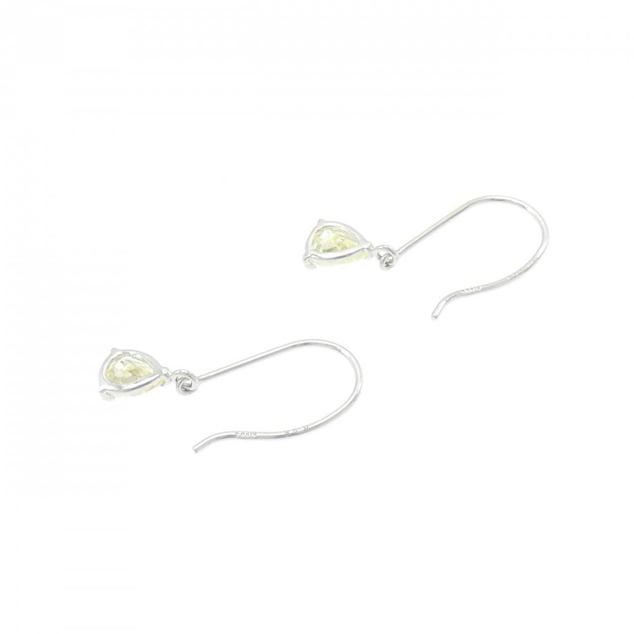 K18WG ダイヤモンド ピアス 0.72CT