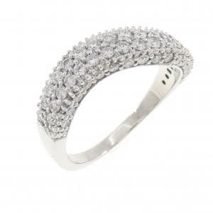 750WG ダイヤモンド リング 0.90CT