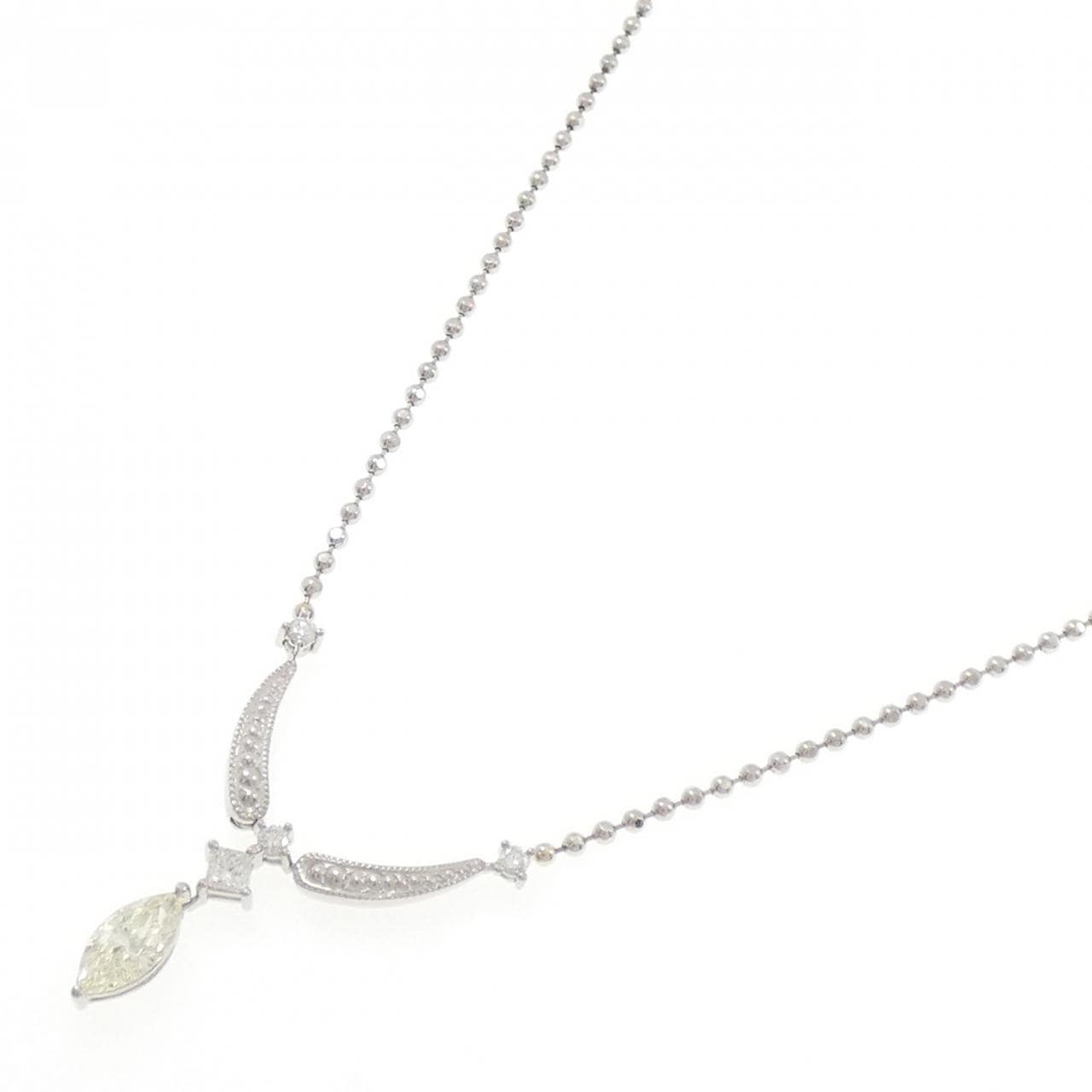 PT900/PT850 ダイヤモンド ネックレス 0.795CT