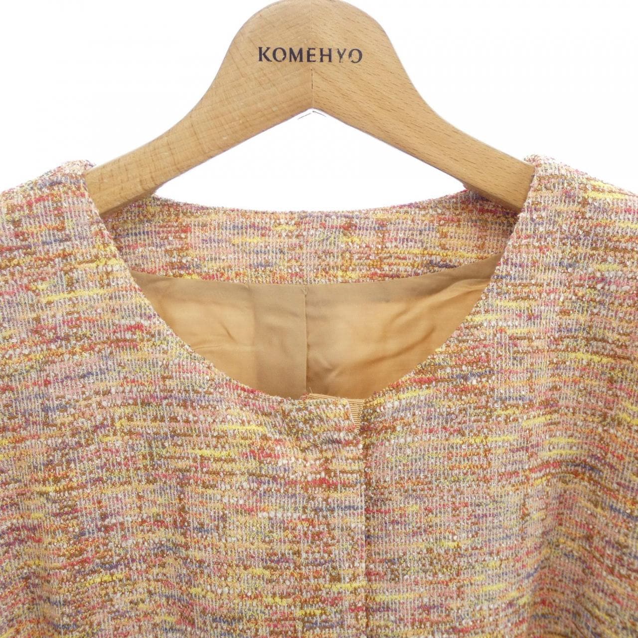 ロシャス ROCHAS ノーカラージャケット