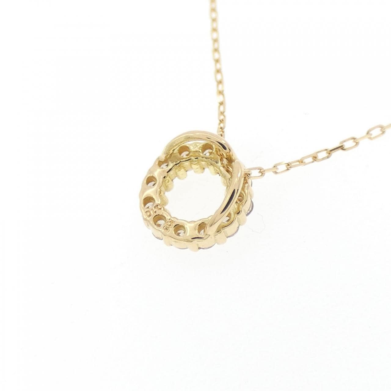 【新品】K18YG ダイヤモンド ネックレス 0.10CT