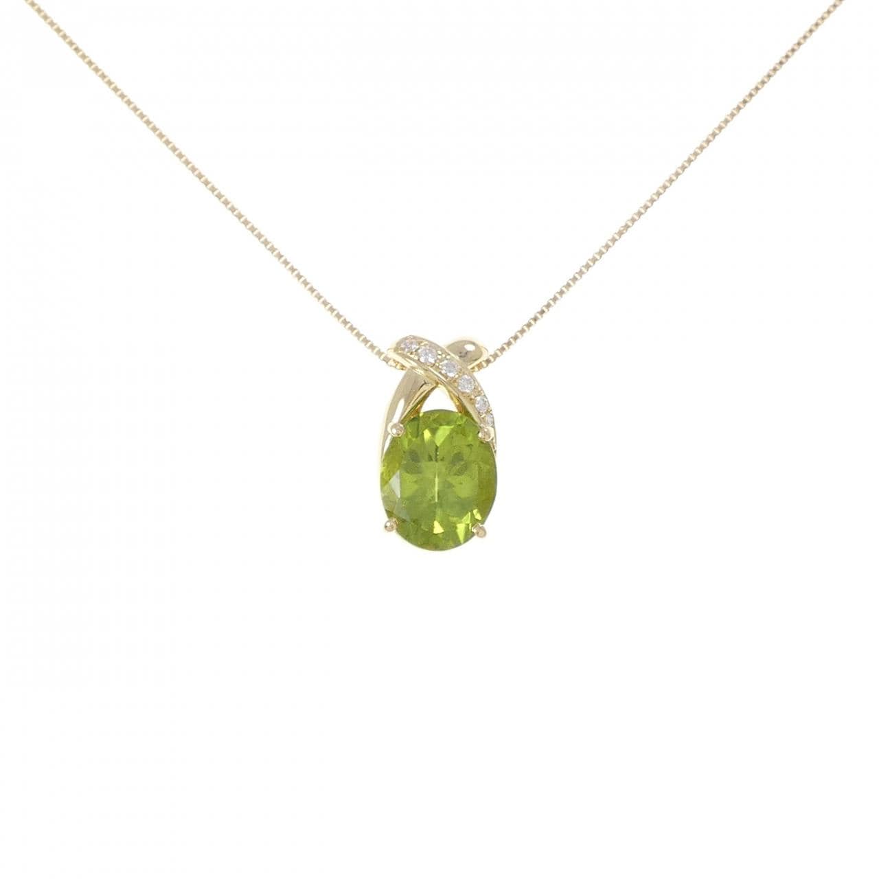 タサキ ペリドット ネックレス 3.58CT