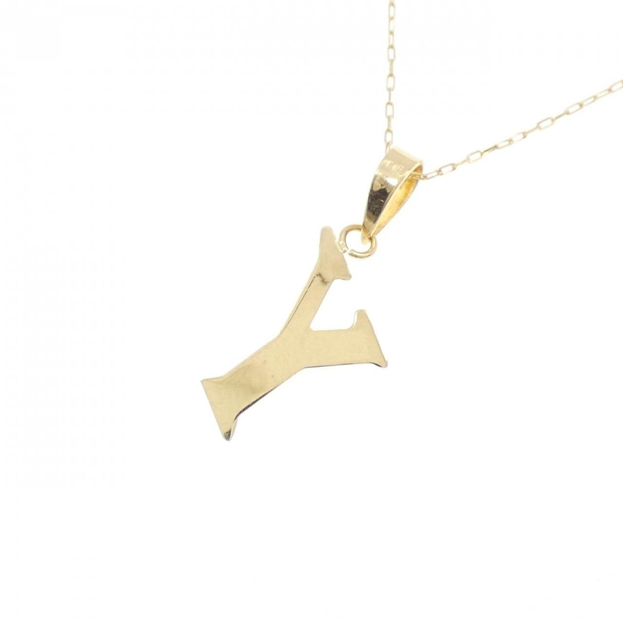 【新品】K18YG イニシャルY ネックレス