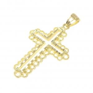 K18YG クロス ペンダント