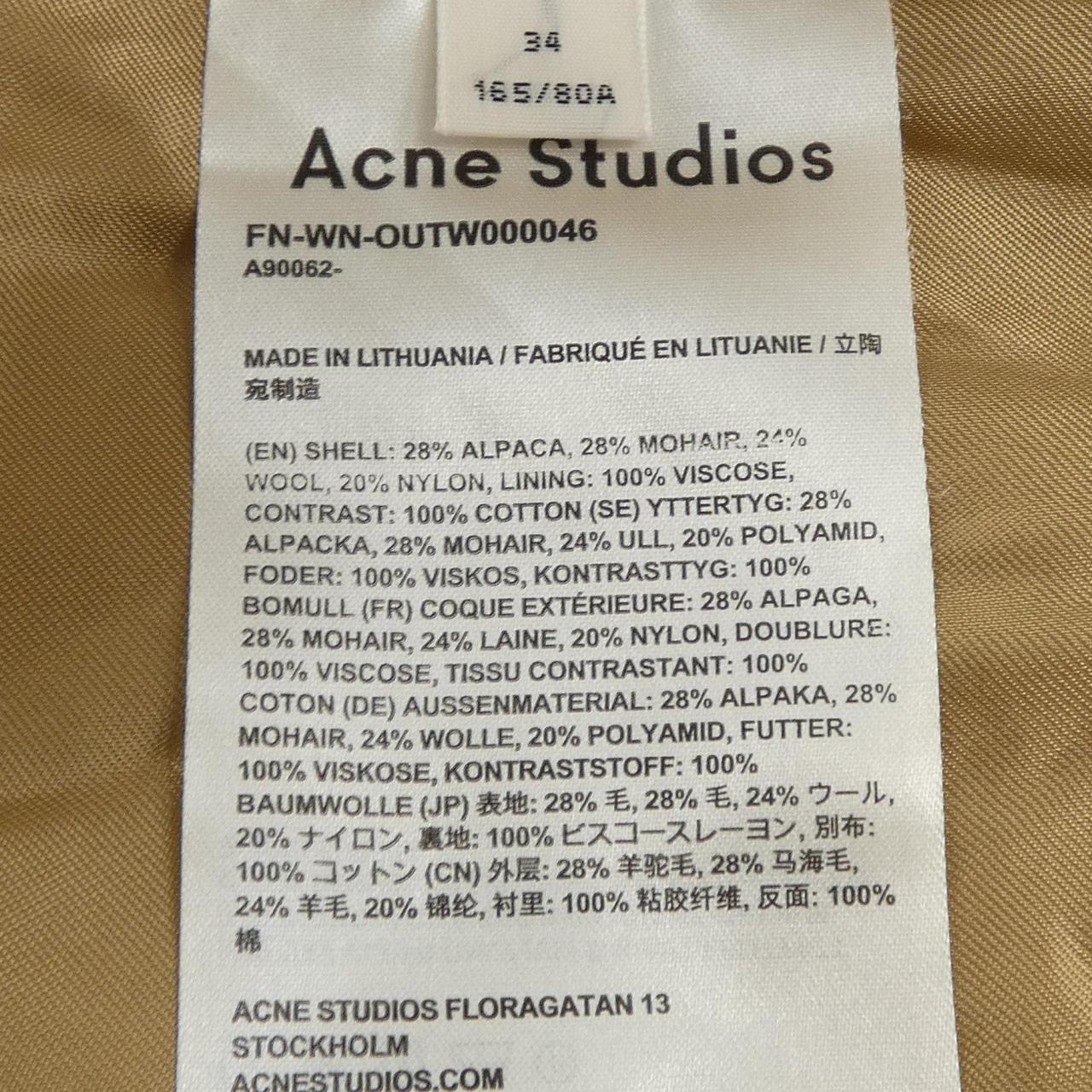 アクネストゥディオズ ACNE STUDIOS FN-WN-OUTW000046 コート