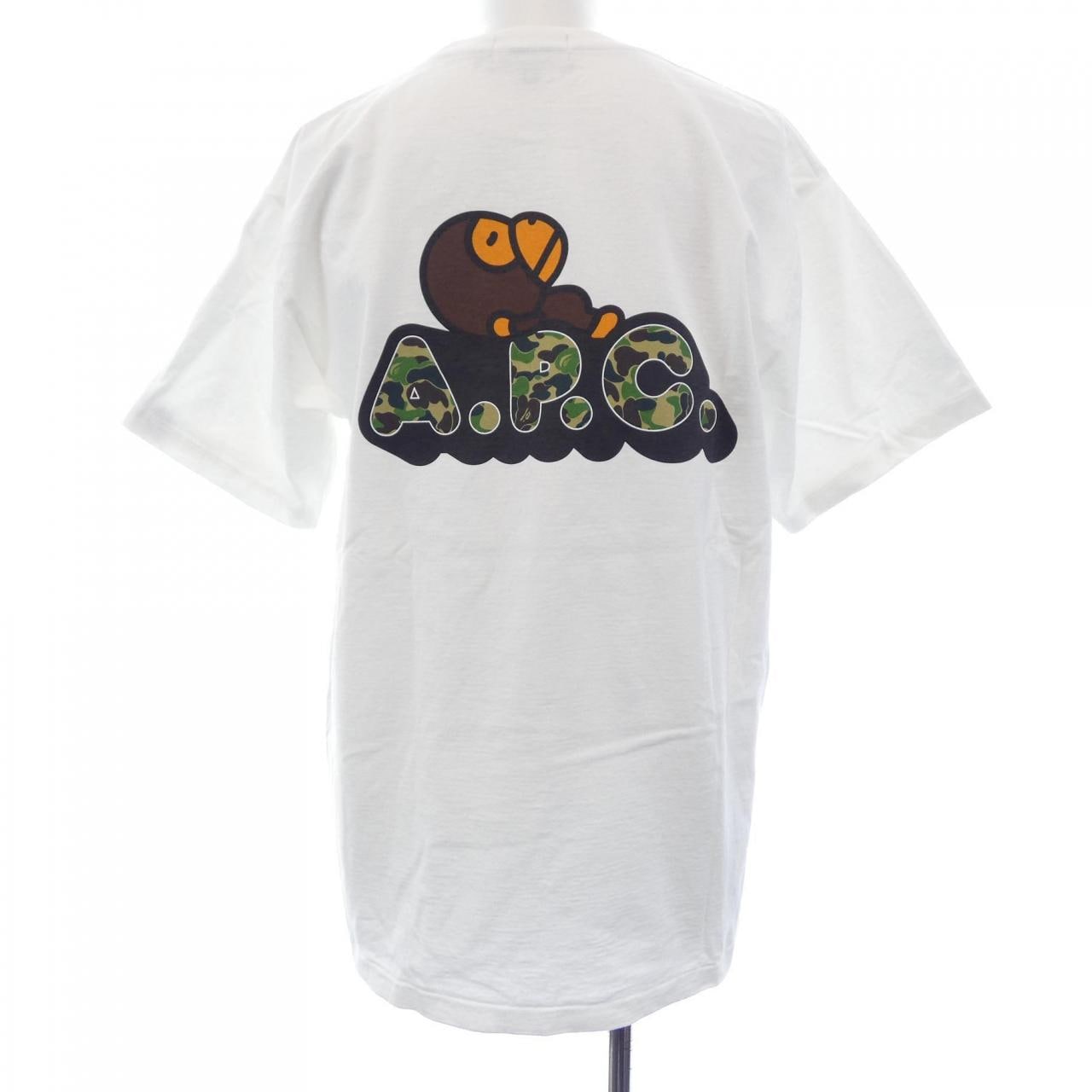 アベイシングエイプ A BATHING APE A.P.C. Tシャツ