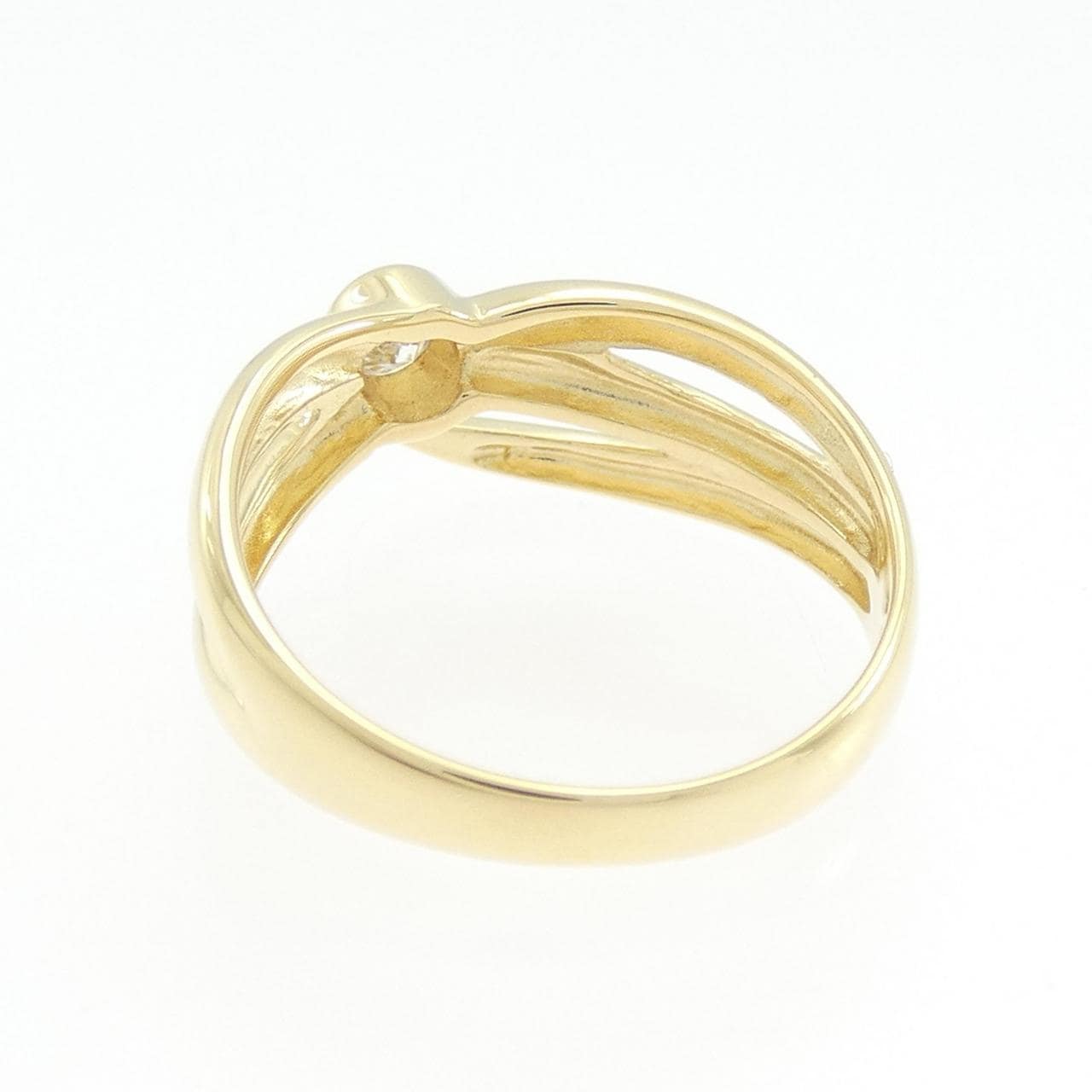 K18YG ダイヤモンド リング 0.14CT