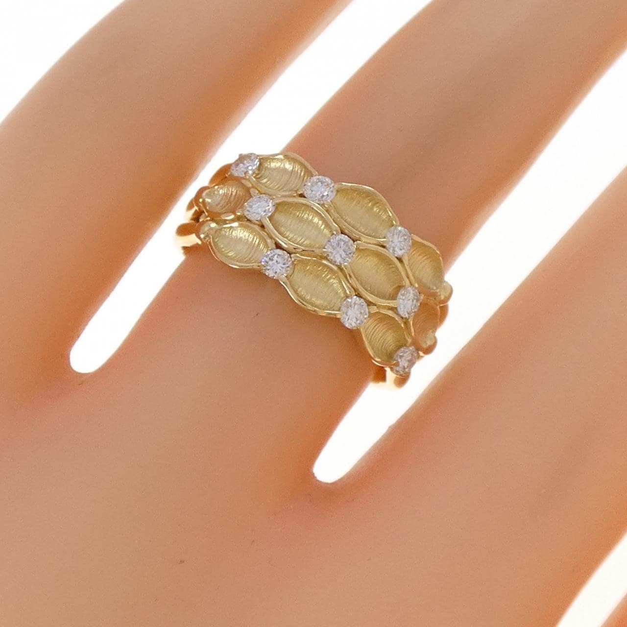 K18YG ダイヤモンド リング 0.30CT