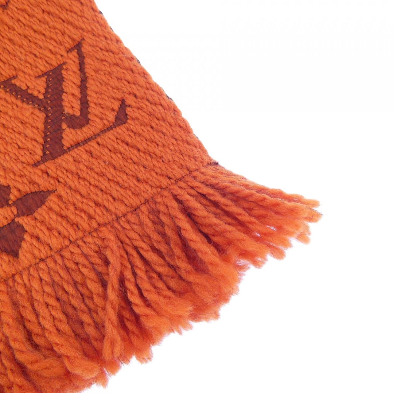ルイヴィトン LOUIS VUITTON エシャルプ ロゴマニア M75095 MUFFLER