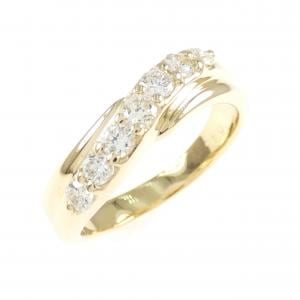 K18YG ダイヤモンド リング 0.43CT