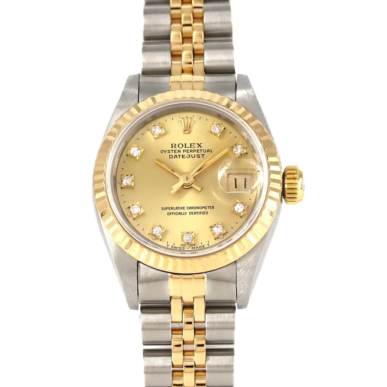 ロレックス デイトジャスト 69173G. SSxYG 自動巻 E番