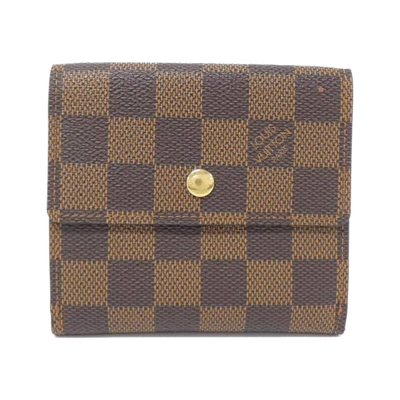 LOUIS VUITTON Damier Portefeuil Elise N61652 Wallet