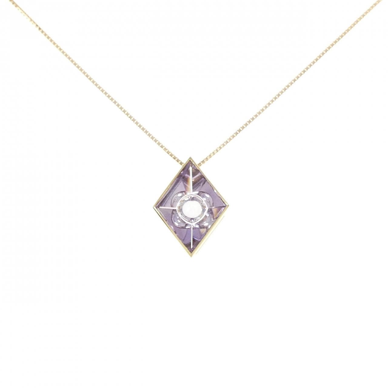 K18YG紫水晶项链2.80CT