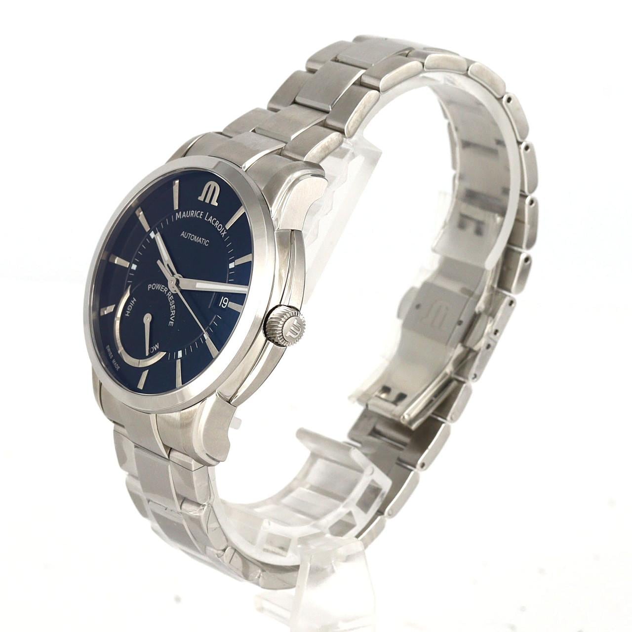 【新品】モーリス･ラクロア ポントスパワーリザーブ PT6368-SS002-330-1 SS 自動巻