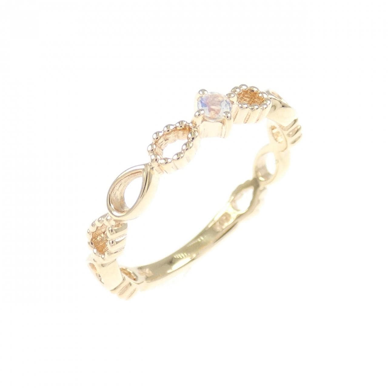 ノジェス ムーンストーン ピンキーリング