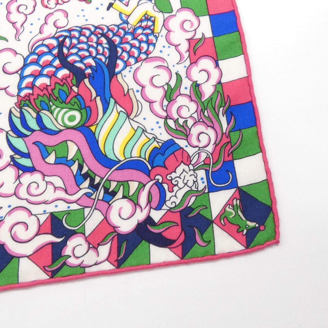 HERMES赫尔墨斯 L'EPOPEE D'HERMES H243691S 卡莱吉恩 140 披肩