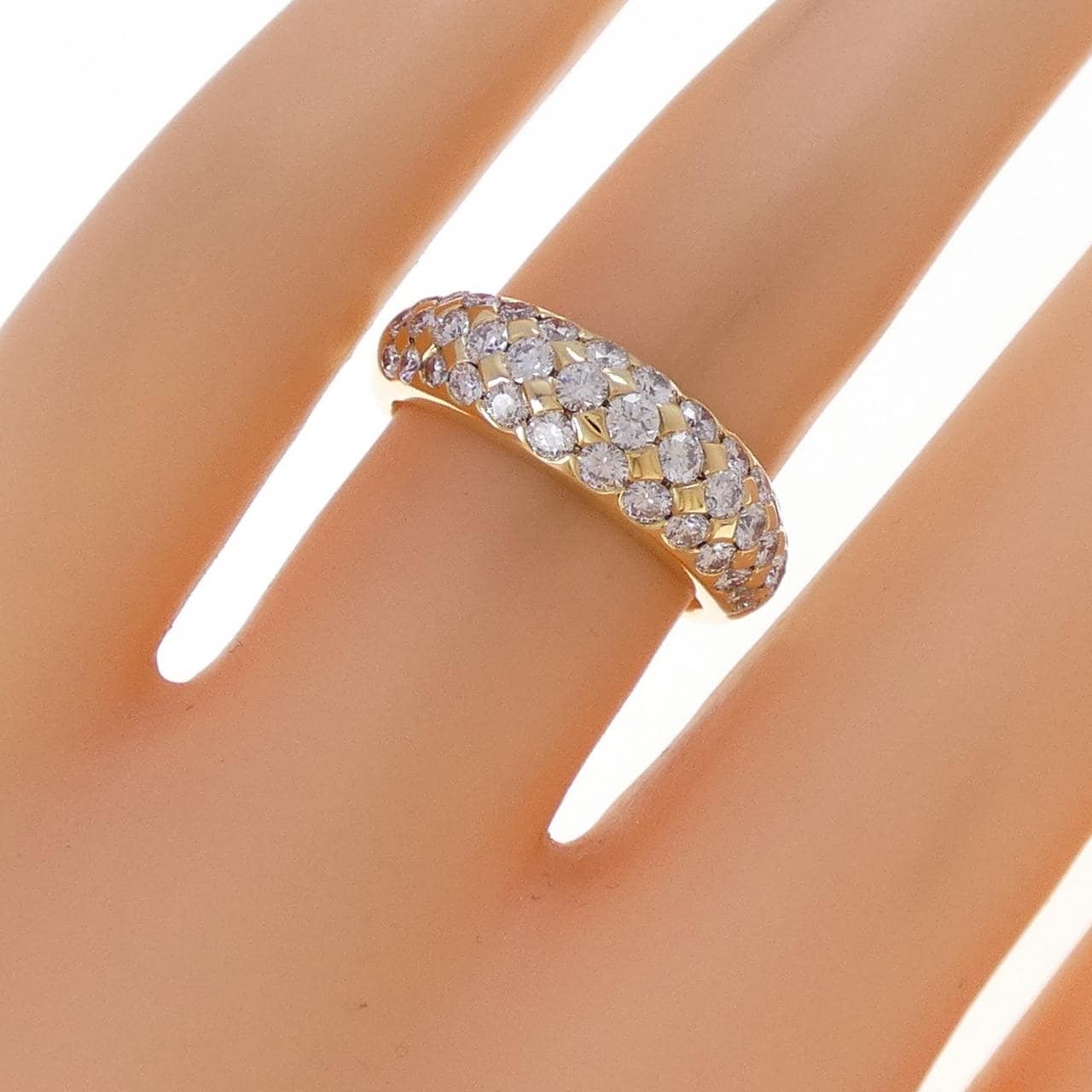 K18YG ダイヤモンド リング 1.00CT