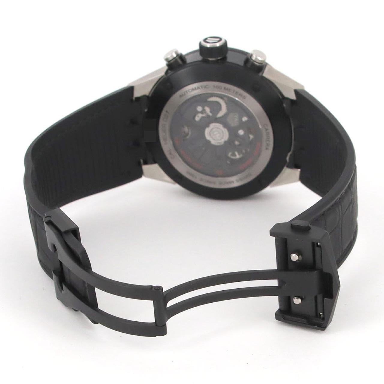 タグ･ホイヤー カレラ･キャリバーホイヤー02Tフライングトゥールビヨンクロノ TI CAR5A8Y.FC6377 TI 自動巻