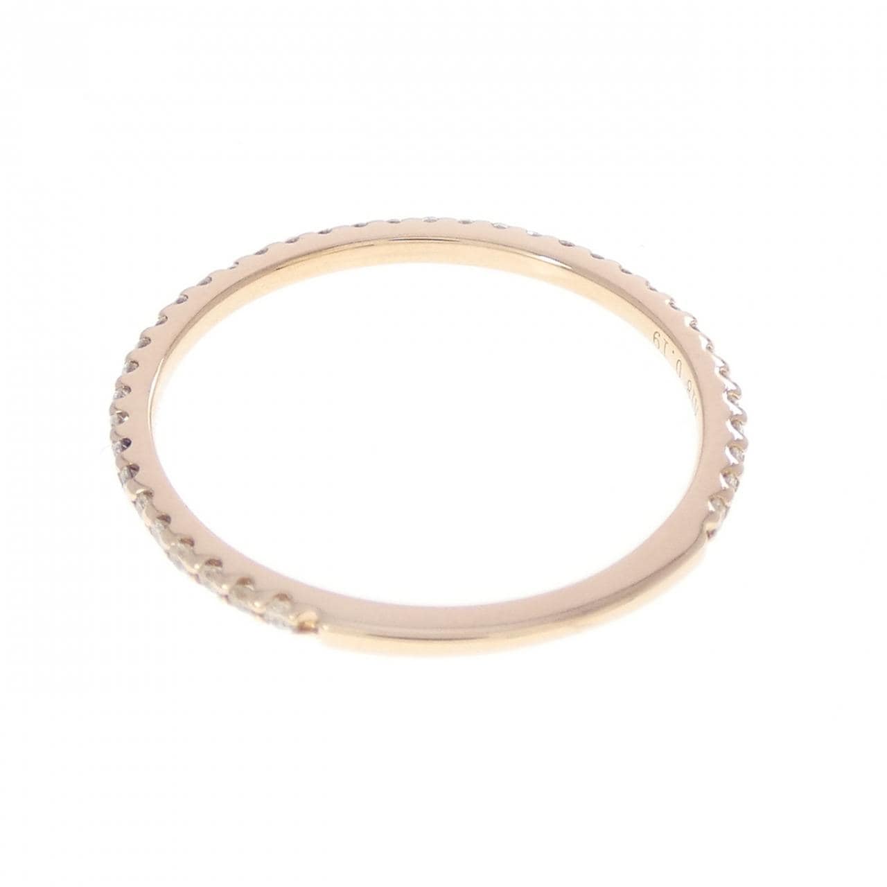 K18PG ダイヤモンド リング 0.19CT