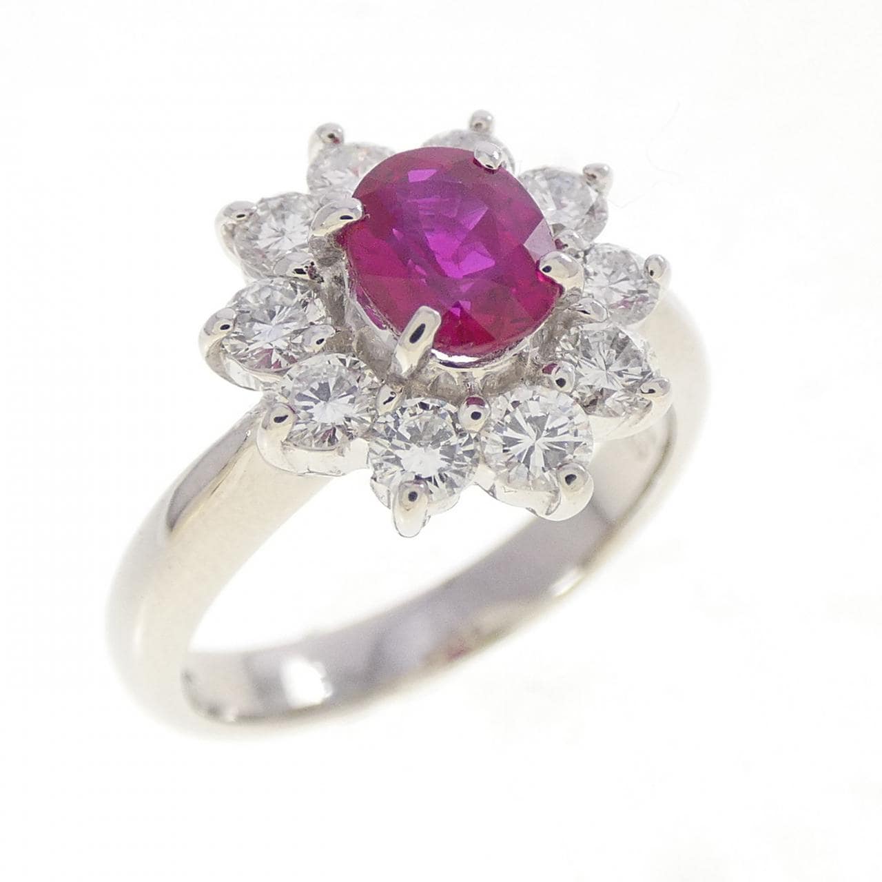 PT900 ルビー リング 0.68CT