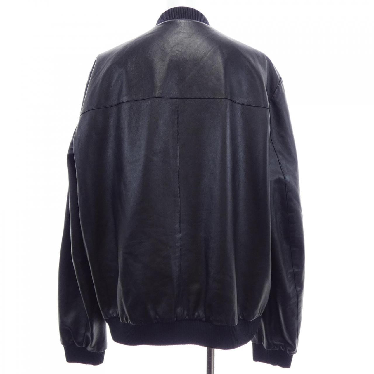 プラダ PRADA ボンバージャケット　トライアングルロゴ UPW280 SOOO 038 レザージャケット