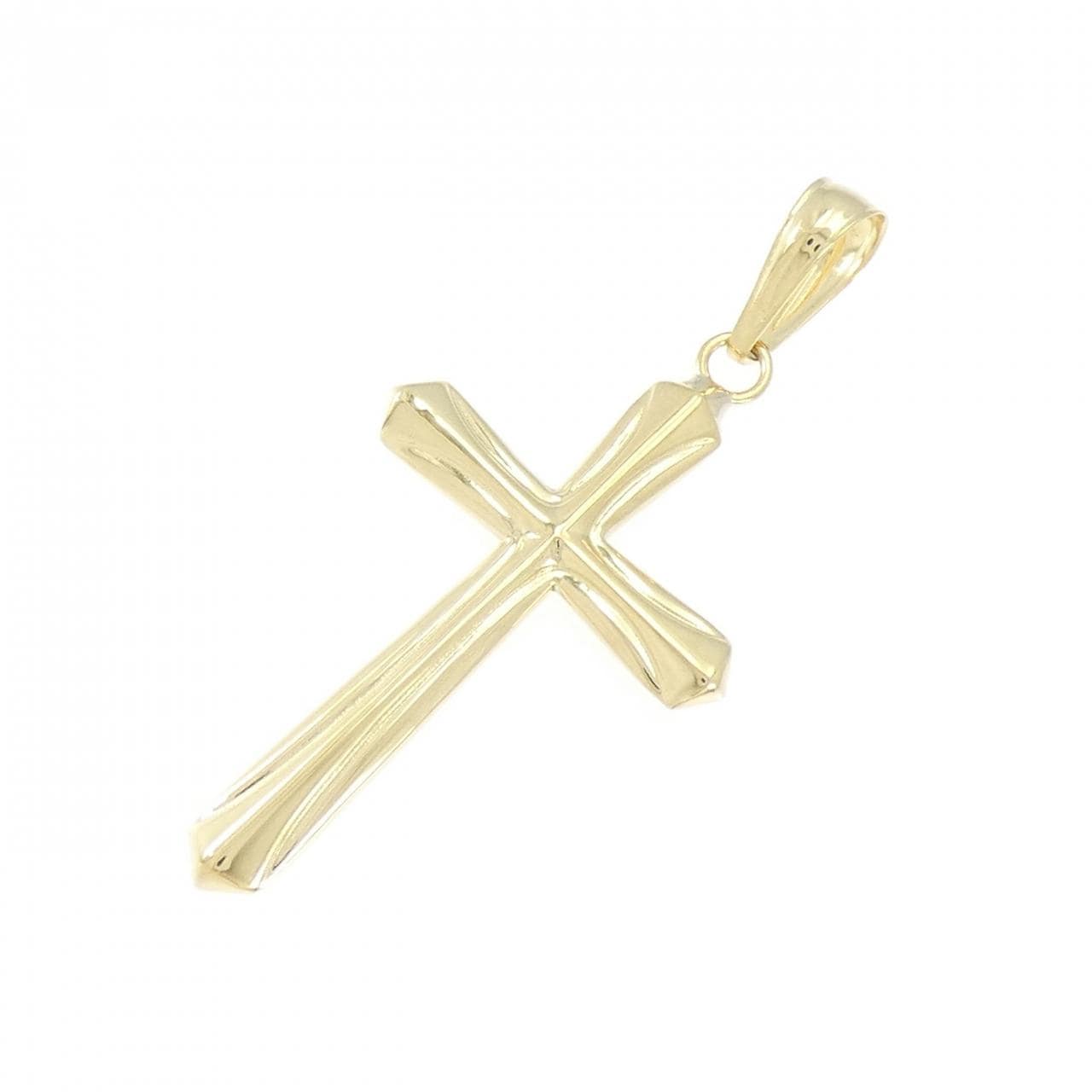 K18YG十字架吊墜