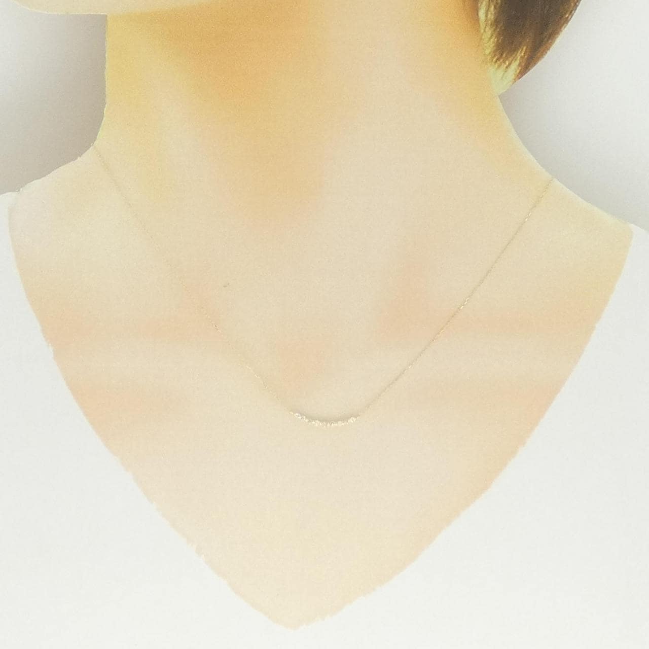 K18YG ダイヤモンド ネックレス 0.10CT