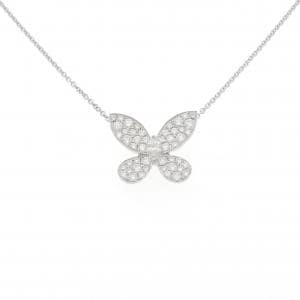 グラフ パヴェ バタフライ ネックレス