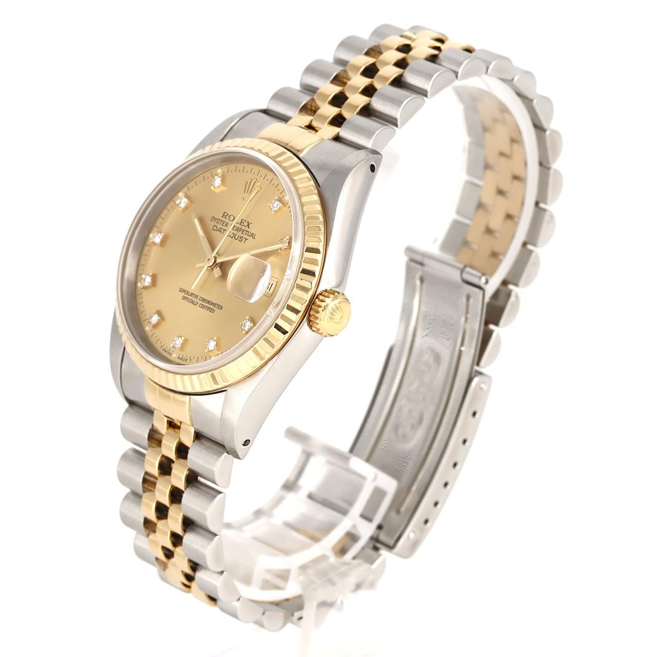 ROLEX Datejust 16233G. SSxYG Automatic L number