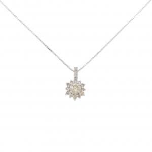 PT950/PT850 ダイヤモンド ネックレス 0.30CT