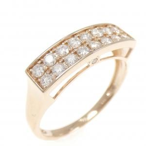 K18PG ダイヤモンド リング 0.50CT