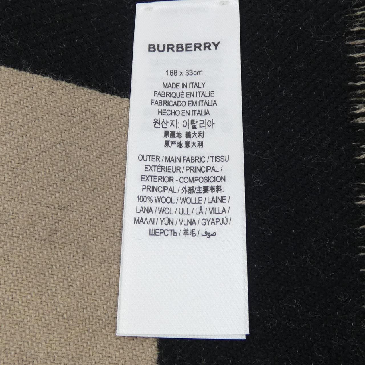 バーバリー BURBERRY 8035525 MUFFLER