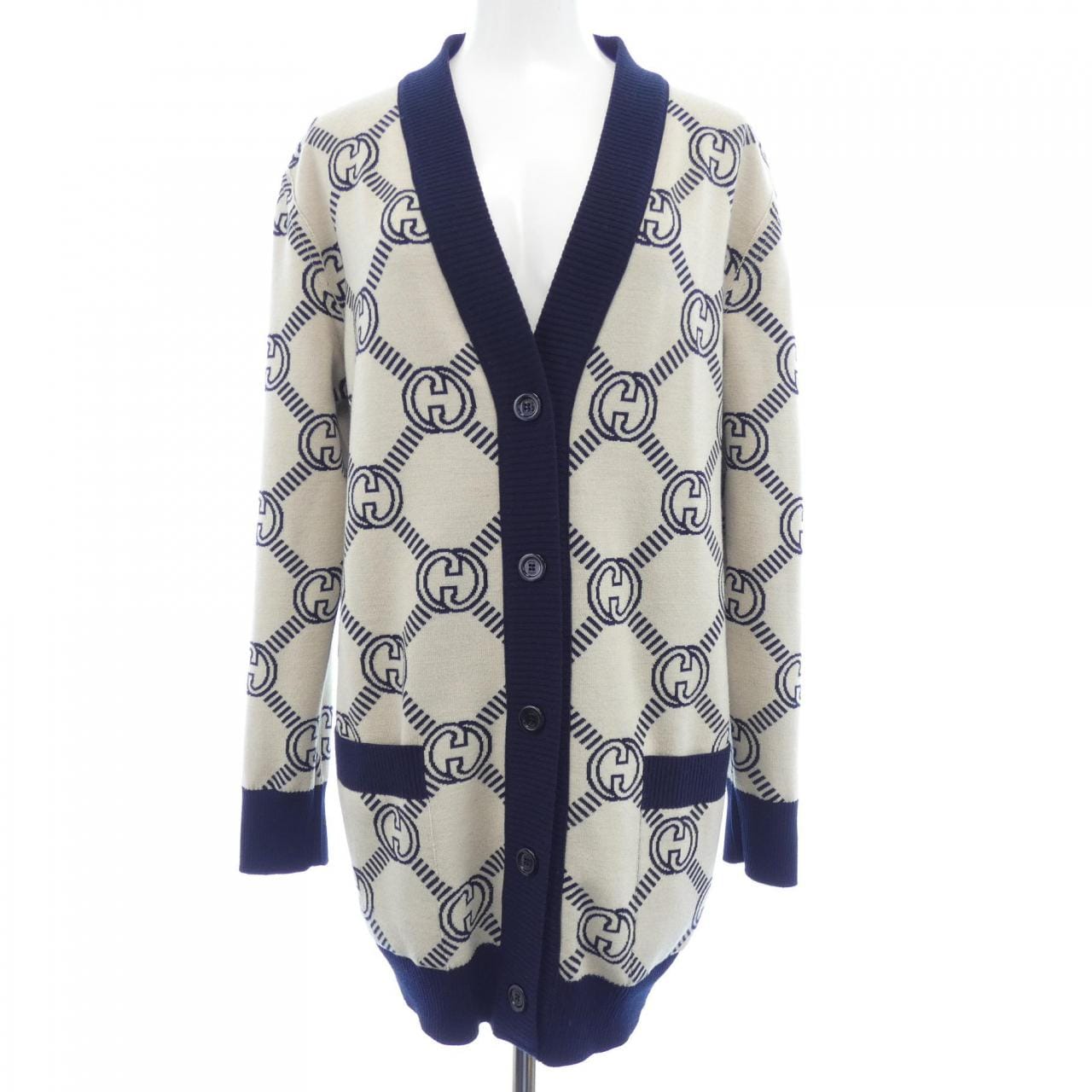 グッチ GUCCI GGウール ジャガード リバーシブルカーディガン 692696 XKCB2 カーディガン