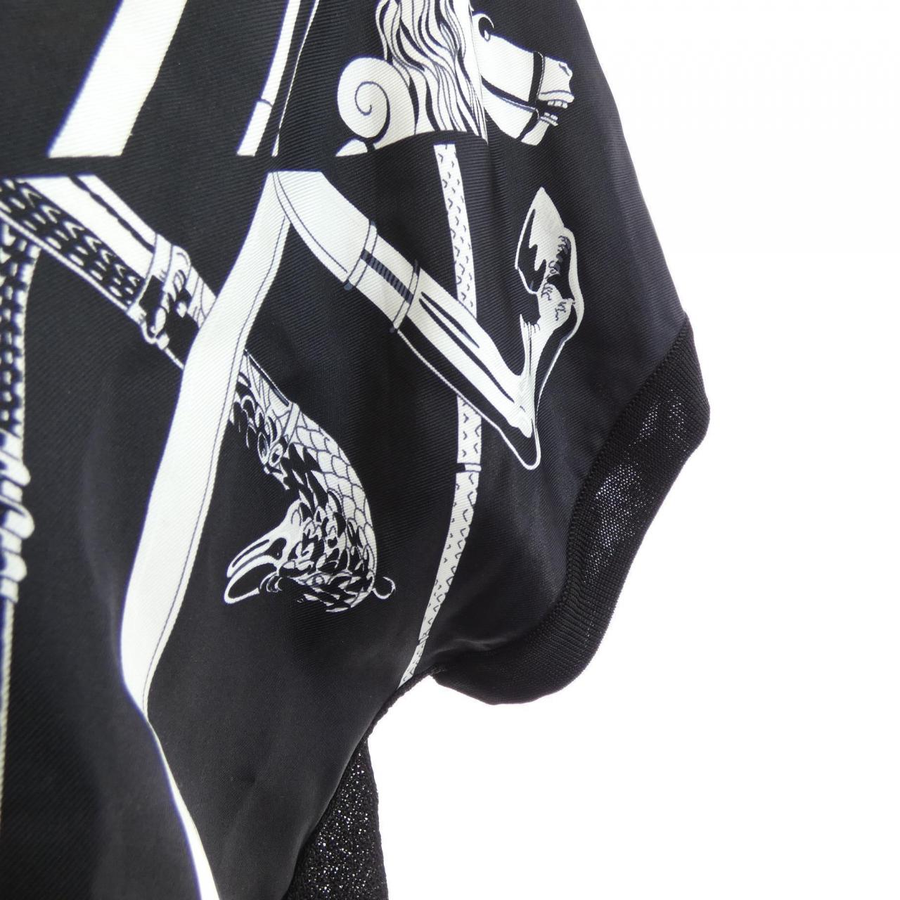 エルメス HERMES CANNES ET CANNES *17-7761 ツイルレーヌ トップス