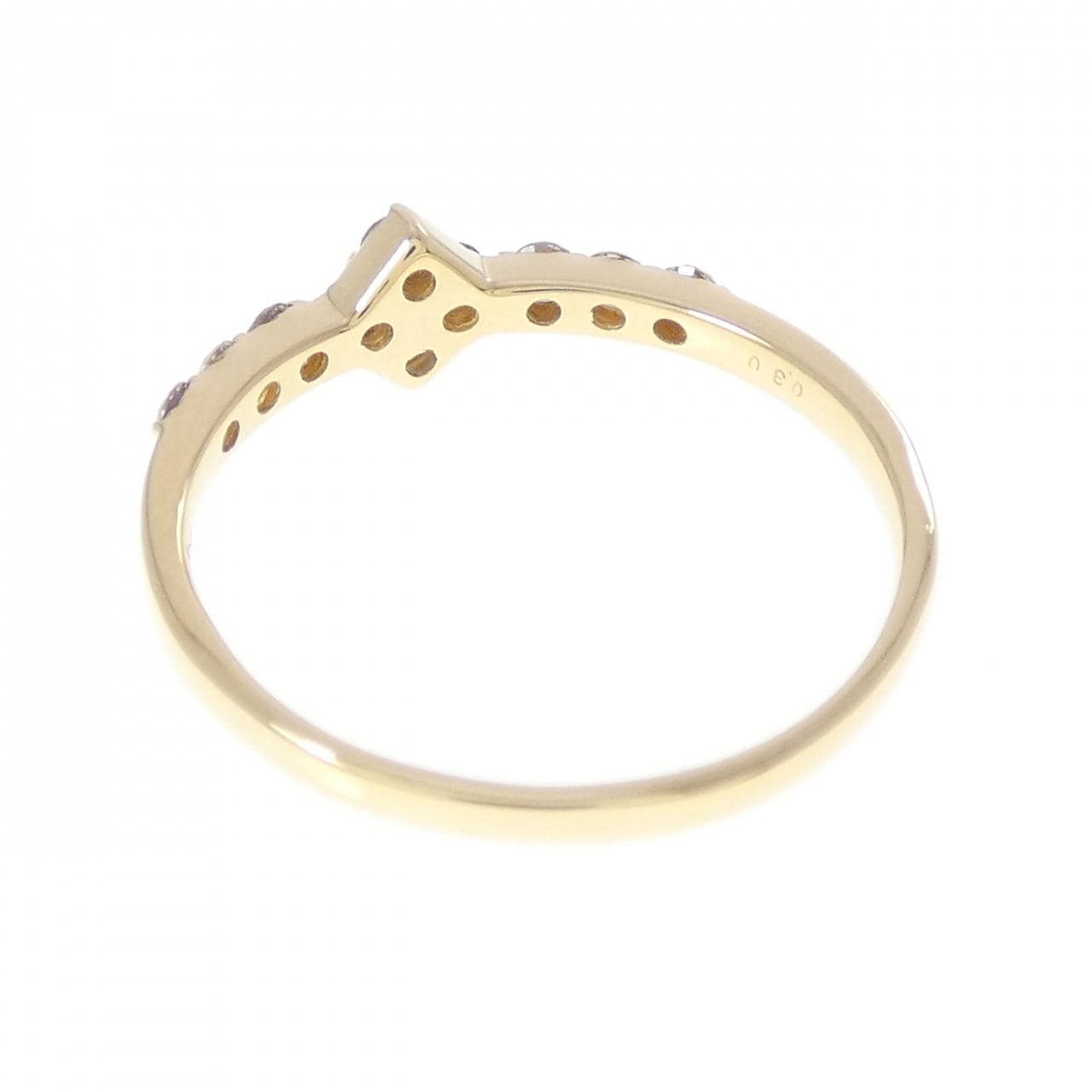 K18YG ダイヤモンド リング 0.30CT