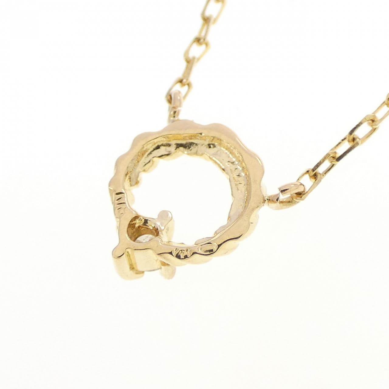 K18YG ダイヤモンド ネックレス 0.03CT