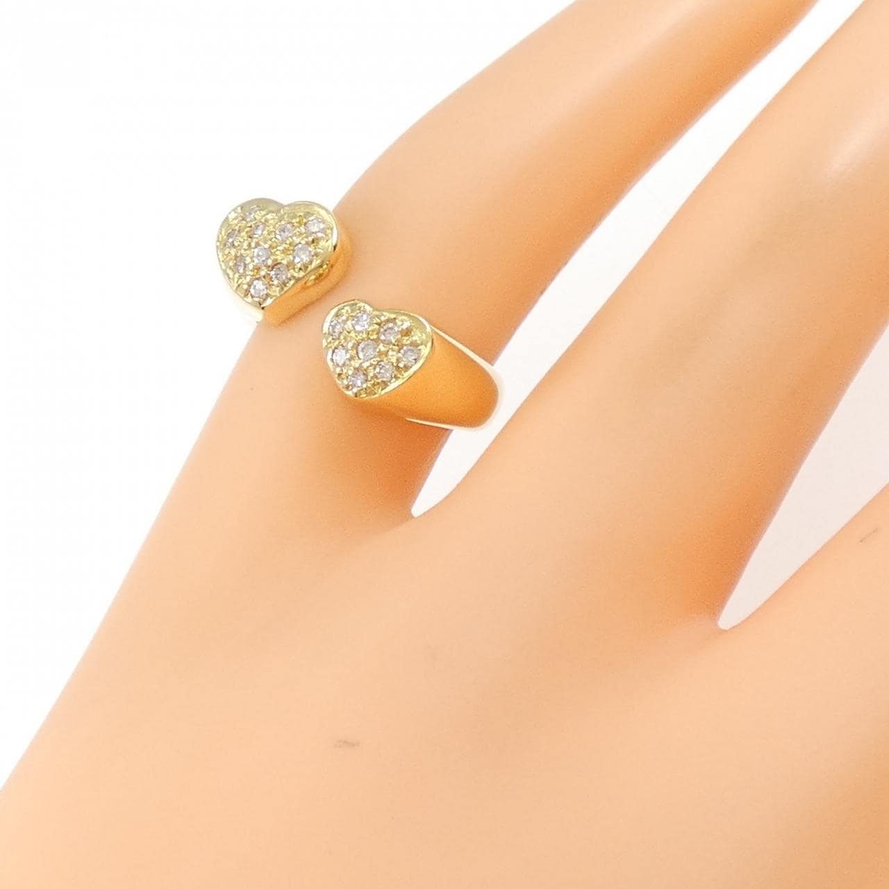 PONTE VECCHIO heart Diamond ring 0.13CT