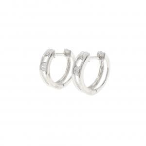 K14WG ダイヤモンド ピアス 0.10CT