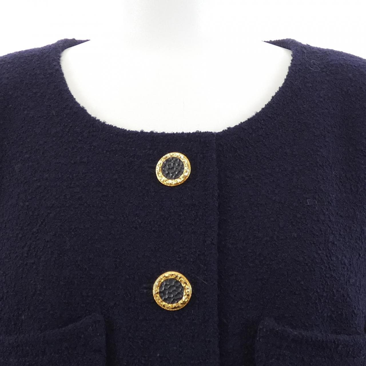 シャネル CHANEL ノーカラージャケット