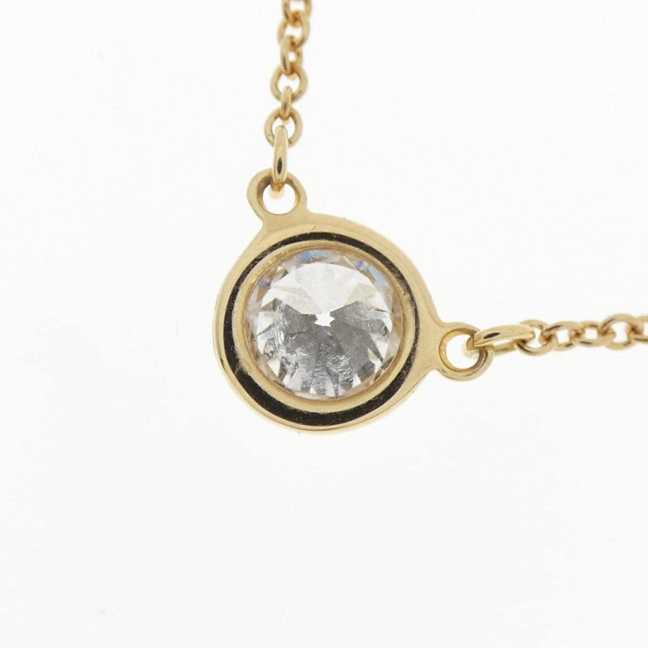 ティファニー バイザヤード ネックレス 0.33CT G VVS1 3EXT