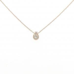 K18PG ダイヤモンド ネックレス 0.120CT