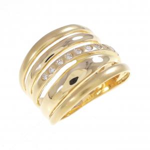 K18YG ダイヤモンド リング 0.11CT